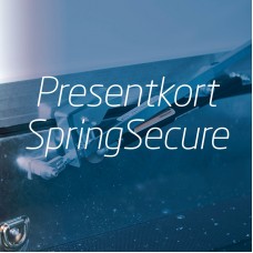 Presentkort SpringSecure©  Ordinarie butikspris: 2195 kr Vårt Webbpris: 1995 kr!