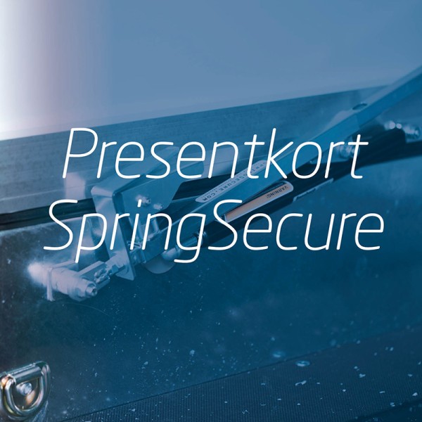 Presentkort SpringSecure©  Ordinarie butikspris: 2195 kr Vårt Webbpris: 1995 kr!